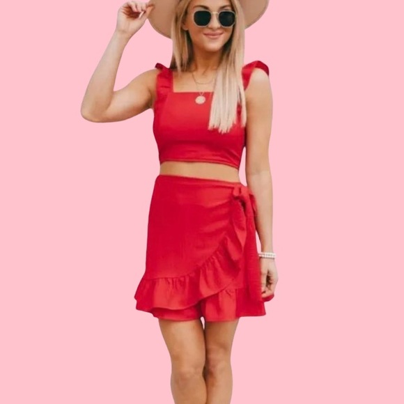 Pink Lily - Meant to Be Two. Matching set in Red. New without tags. Never worn. - Picture 1 of 3